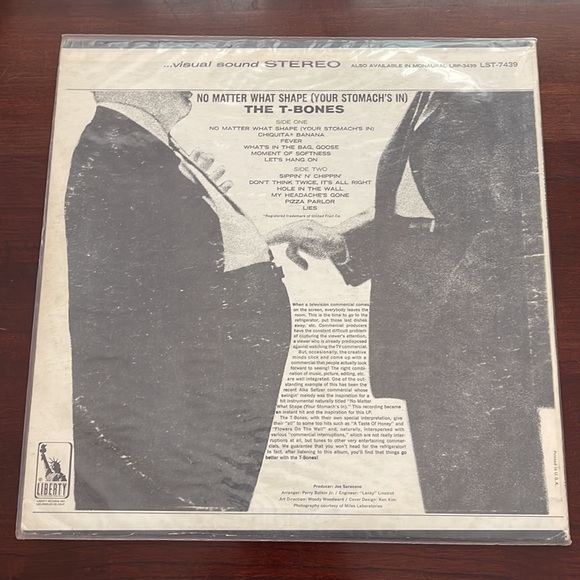 The T-Bones, No Matter What Shape (Your Stomach’s In) Album - Picture 2 of 6